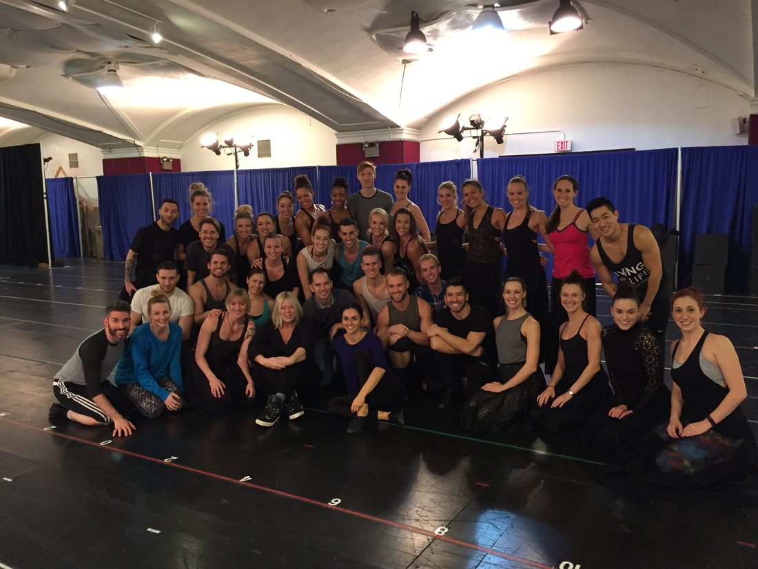 The Rockettes Summer Spectacular cast in the rehearsal hall, 2016