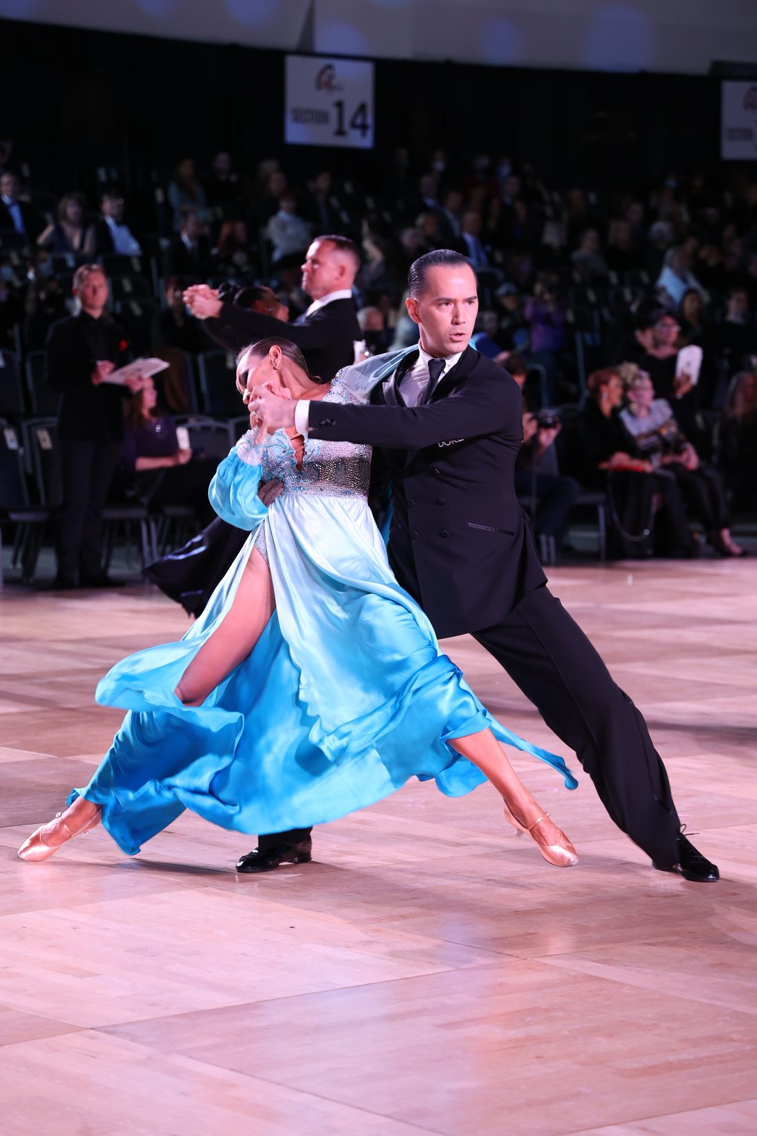 Michael Choi and Viktoriya Kleyman at the Ohio Star Ball, 2021